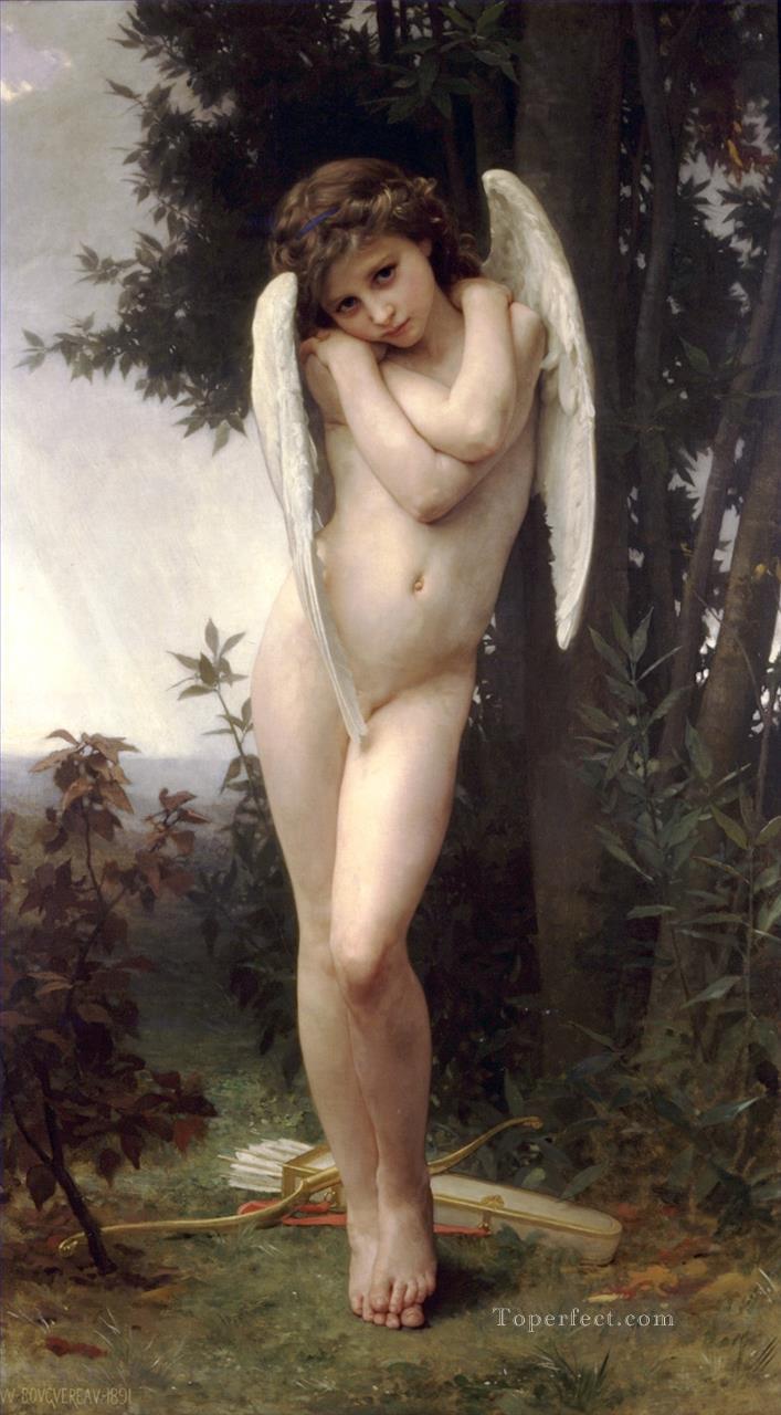 LAmour mouille Realismo ángel William Adolphe Bouguereau Pintura al óleo